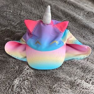 Rainbow unicorn 🦄 Toddler swim hat